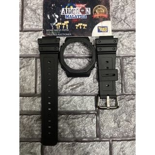 Bnb CUSTOM GA2100 TMJ ALL BLACK + BUCKLE JAPAN + บาร์สปริง 2 ชิ้น สําหรับ GSHOCK