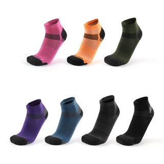 ถุงเท้าวิ่ง โพลีเอสเตอร์/สแปนเด็กซ์ เหมาะสำหรับวิ่ง MEIKAN Best Running Compression Socks (N28)