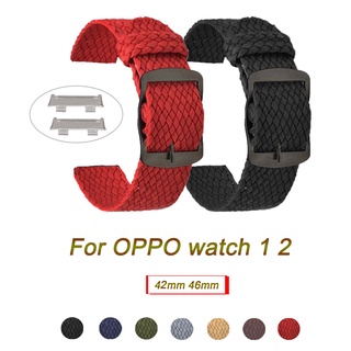 สายนาฬิกาข้อมือไนล่อน แบบเปลี่ยน สําหรับ oppo watch 41 มม. 46 มม. oppo watch 2 42 มม. 46 มม.