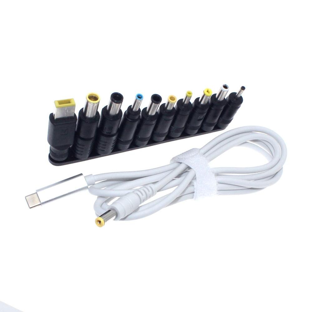 ขั้วต่ออะแดปเตอร์แปลงไฟแล็ปท็อป ปลั๊ก Dc USB Type C ตัวแปลงแจ็คตัวผู้เป็นสากลสําหรับ Lenovo สําหรับเครื่องชาร์จโน้ตบุ๊ก Asus