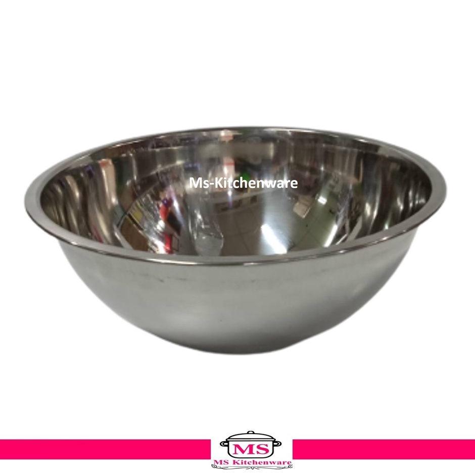 FOFO ชามผสม สเตนเลส  ตราโฟโฟ (มีให้เลือก 16, 18, 20, 22, 24, 27 ซม.) - รูปที่ 2
