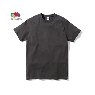 Fruit of The Loom® Classic Charcoal เสื้อยืดแขนสั้น - ชาร์โคล