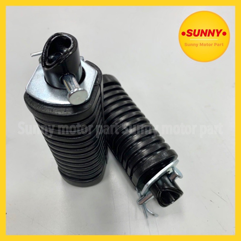 พักเท้าหลัง WAVE 100 / WAVE 100S / WAVE 125R / WAVE 125S พร้อมส่ง ดพักเท้าหลัง ยาง+สลัก สำหรับมอเตอร์ไซค์