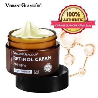 Vibrant Glamour Retinol ครีมคอลลาเจน ต่อต้านริ้วรอย ไวท์เทนนิ่ง VC เซรั่มบํารุงผิว 30 กรัม