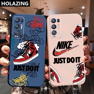 เคสโทรศัพท์มือถือ ขอบสี่เหลี่ยม ลาย Just do it สําหรับ OPPO Reno6 Z 5G Reno 5 Pro 4 4G 3 Reno2 Z F