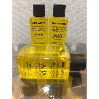 MIMI WHITE เซรั่มเร่งผิว AHA WHITE BODY SERUM 30 ml (5ขวด)