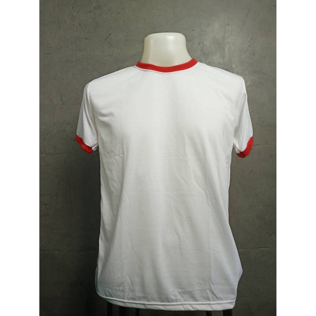 เสื้อเปล่า สีพื้น เสื้อยืดเปล่า แขนขลิบ ปลายแขนสี คอสี เดียวกัน เนื้อผ้าดี นุ่มกว่า แบรนด์ IDEA T-Shirts