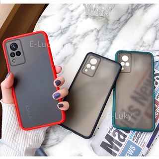 เคสโทรศัพท์ VIVO V21 5G New Casing Matte Shockproof Skin Feel Back Cover Silicone Case เคส วีโว่ วี21 5G VivoV21