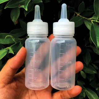 ขวดนมสัตว์แรกเกิด 60ml. สำหรับ กระรอก กระต่าย หนู ลูกสุนัข ลูกแมว ขวดนมสัตว์ จุกนิ่มพิเศษ อายุ 0-1 เดือน ส่งด่วนใน1วัน