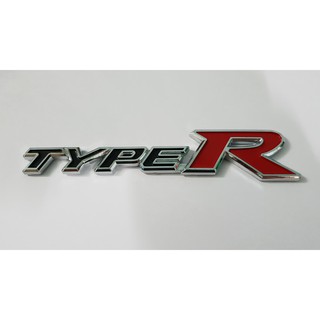 โลโก้ Type R สำหรับติดท้ายรถ Honda ทุกรุ่น ( TypeR LOGO )