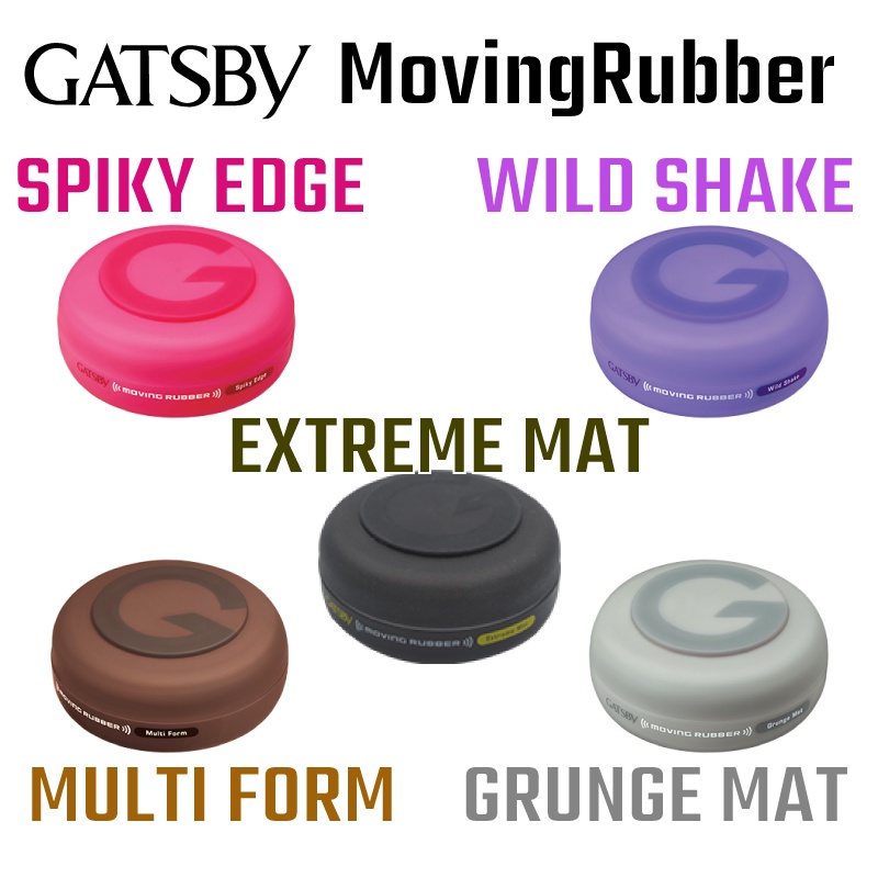 แว็กซ์แต่งผม Gatsby 80g Moving Rubber Hair Styling Wax [Gatsby]
