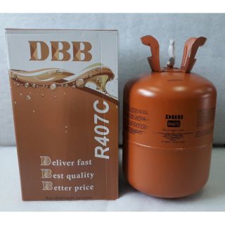 น้ำยา R407C  ยี่ห้อ DBB ขนาดบรรจุ 11.3 กิโลกรัม