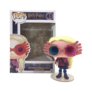 ฟิกเกอร์ Funko POP รูป Luna Lovegood ใส่แว่น จากเรื่องแฮร์รี่พอตเตอร์  #41