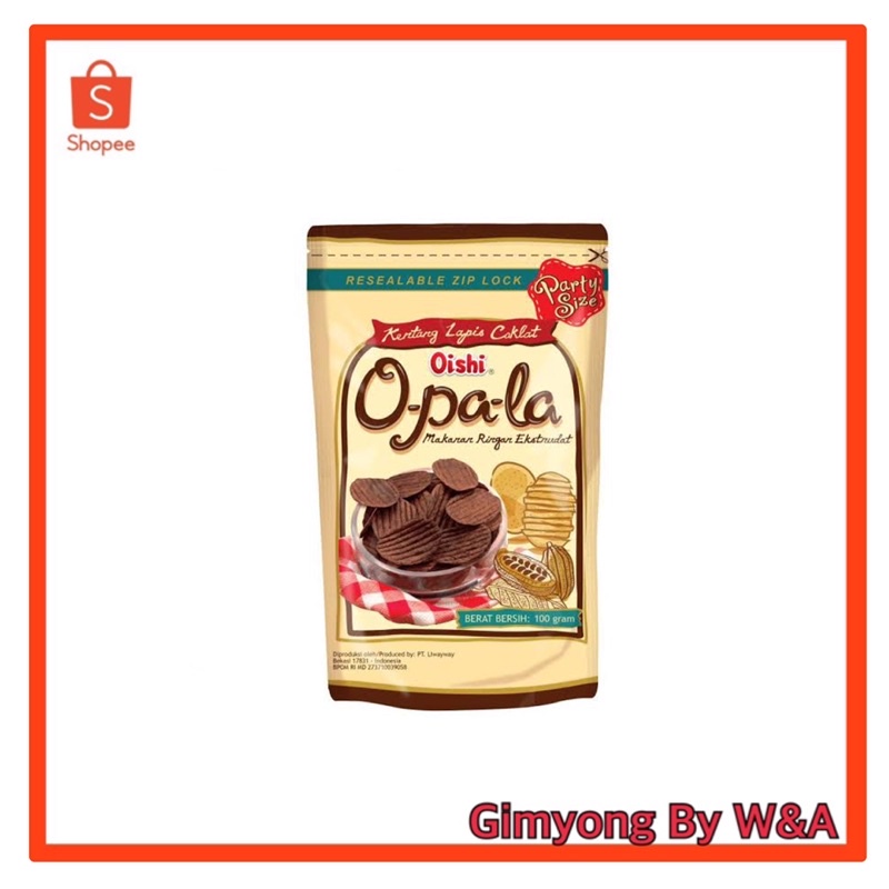 Opala Oishi Chocolate Potato Chips Snacks มันฝรั่งเคลือบช๊อคโกแลต มันฝรั่งทอด