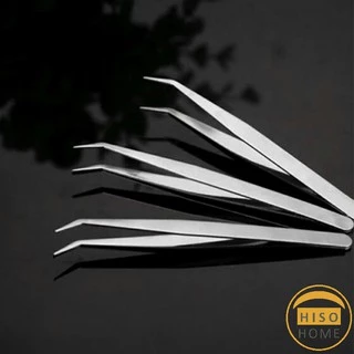 ปากคีบ คีบหนีบสแตนเลส คีมหนีบอเนกประสงค์ ปากคีบ มี 2 แบบ ปากคีบงอ ปากคีบแหลม Stainless steel tweezers