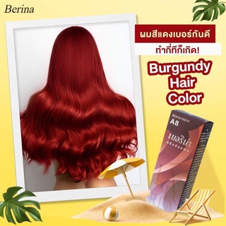 ครีมย้อมผม เบอริน่า A10 สีแดงเบอร์กันดี