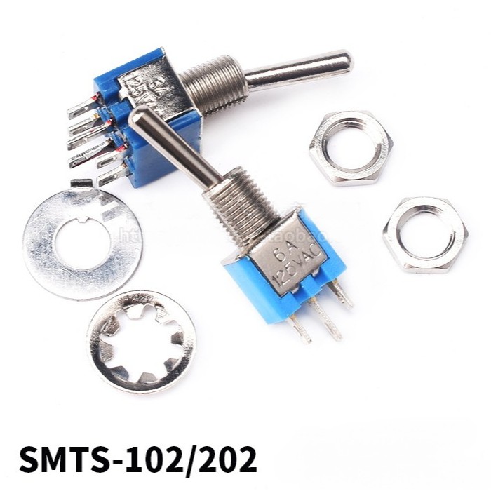 Toggle Switch สวิตซ์ SMTS102 SMTS202 สวิตซ์โยก 3A 125V
