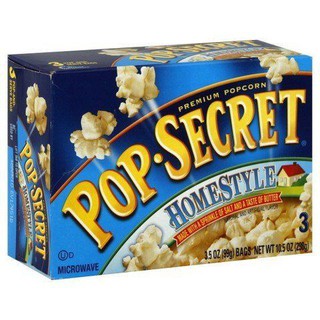 Pop Secret Home Style Popcorn 272g ป๊อปซีเคร็ตโฮมสไตล์ป๊อปคอร์น 272 กรัม