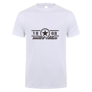 [S-5XL]Omnitee Limited Edition 1968 เสื้อยืดแขนสั้น คอกลม พิมพ์ลาย Made in 1968 สําหรับผู้ชาย