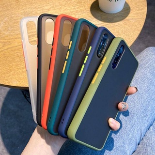 เคสขอบสีหลังขุ่นสำหรับ vivo Y21T V23E V23 5g Y15S Y21 2021 Y31 Y12S Y1S Y20 Y30 Y50 Y12A  เคสvivo ขอบสีสวยๆ หลังขุ่น