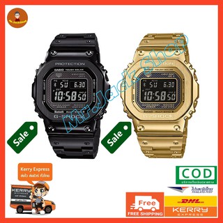 นาฬิกา CASIO G-Shock Full Metal Tough Solar Bluetooth GMW-B5000GD-9DR ประกันศูน์ CMG มาให้เลือก 2 สี สีทอง/สีดำ