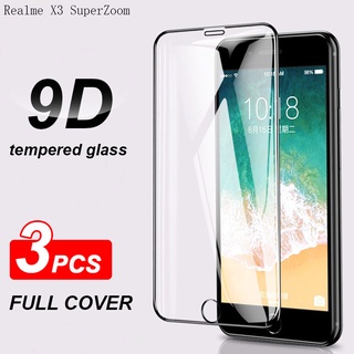 3ชิ้น ฟิล์มกระจกนิรภัย เต็มจอ เคสเรียวมี Realme 9 9i 8i C31 C30 C35 3 7 7I 8 Pro Pro+ Plus C17 C20 C20A C21 C21Y C25Y 20 30A 50i Prime GT Neo 2 Neo2 5G 9D สำหรับการป้องกันหน้าจอโปร่งใสแบบเต็ม กันรอย