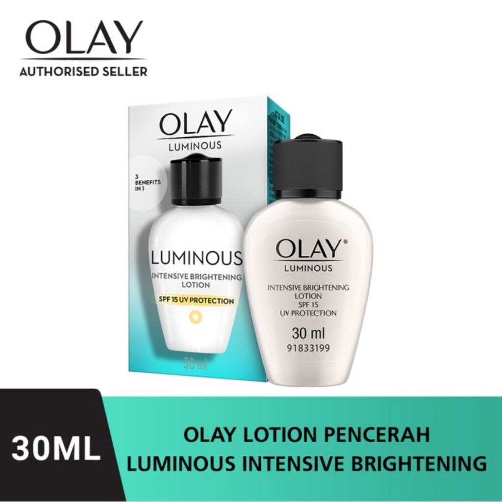 Olay White Radiance Liminous Intensive Lotion SPF 15 มล. 30 มล. โลชั่นบํารุงผิวหน้า ครีมกันแดด กันแด