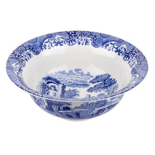 Spode Blue Italian 200th Anniversary Serving Bowl ชาม 12.75"