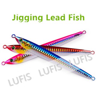 ช้อนโลหะ Jigging Lead 3 D 10 กรัม - 100 กรัมสําหรับตกปลา