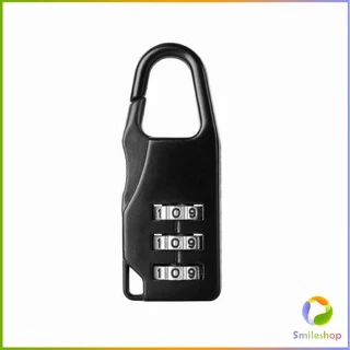 Smileshop กุญแจล็อคกระเป๋าเดินทาง แบบตั้งรหัส 3หลัก กุญแจล็อคเอนกประสงค์ Luggage lock