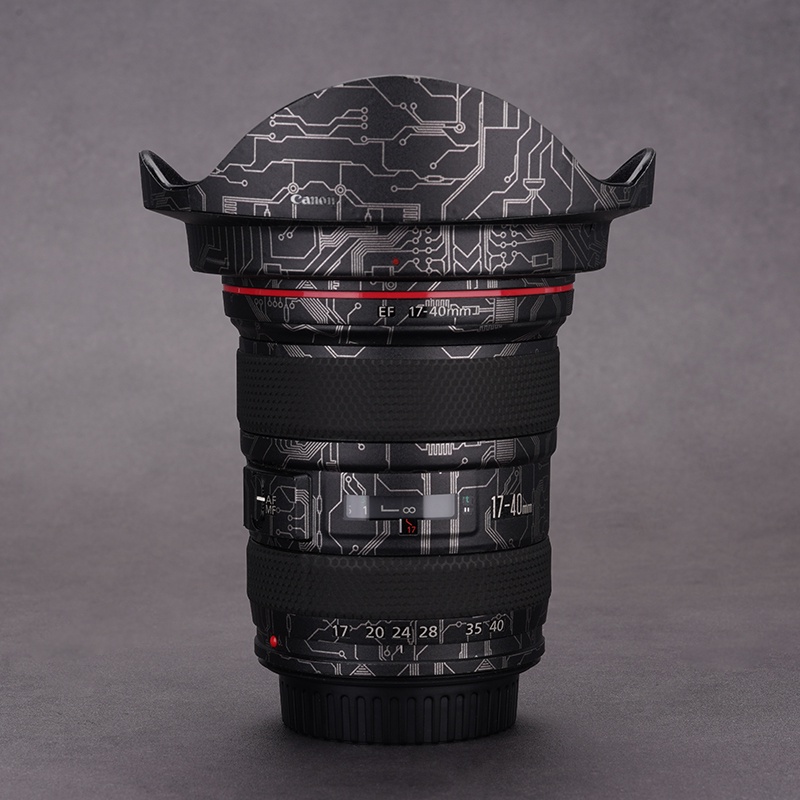 เหมาะสําหรับ canon EF17-40F4 ฟิล์มป้องกัน canon 17 40 สติกเกอร์คาร์บอนไฟเบอร์ Frosted หนัง 3M
