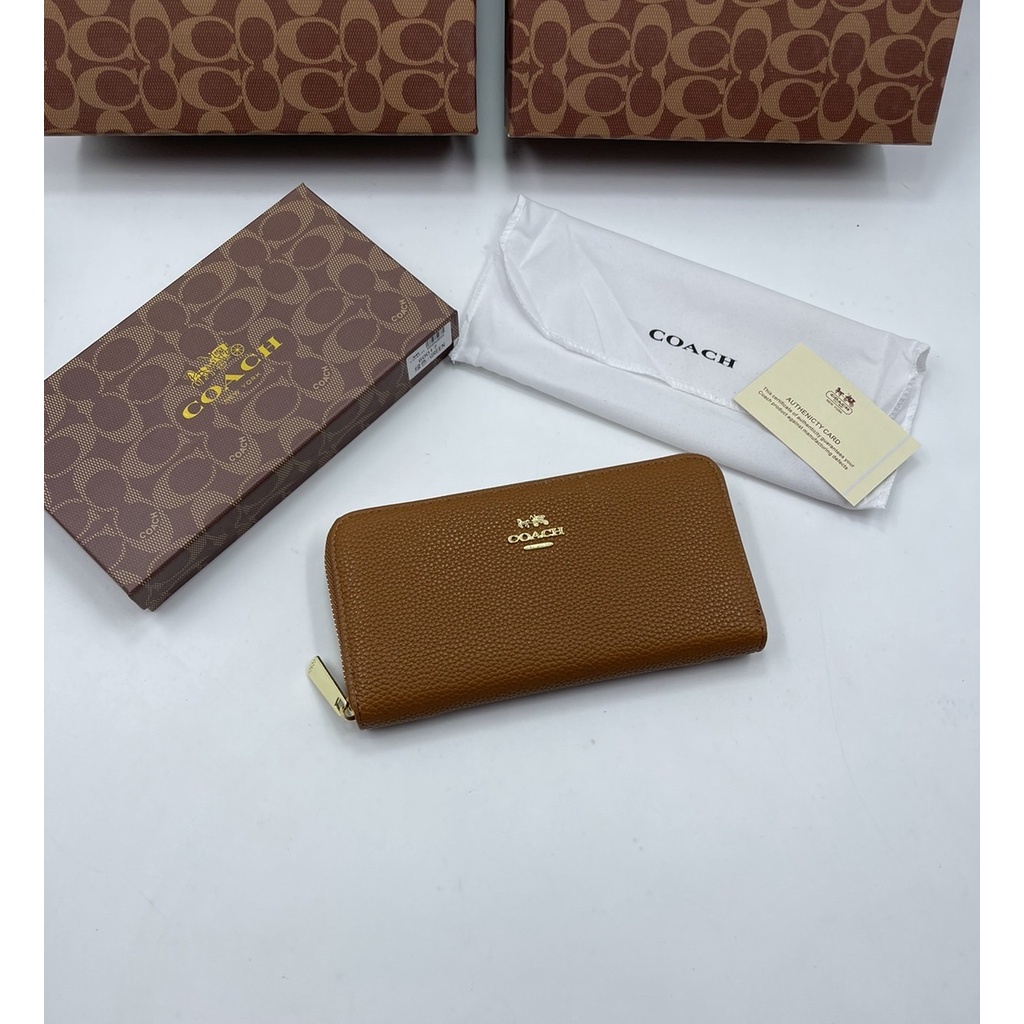 กระเป๋าสตางค์ใบยาวโค้ช สินค้าพร้อมส่ง พร้อมกล่อง ถุงผ้า งานเกรดพี่เมียม ขนาด7.5นิ้ว