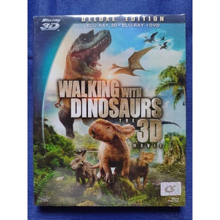 Blu-ray **แท้**: Walking With Dinosaurs The Movie/วอล์คกิ้ง วิธ ไดโนซอร์ เดอะ มูฟวี่ (BD3D+BD2D+DVD)/มีเสียงไทย มีซับไทย