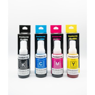 หมึกเติม Epson Premium L Series Dye Ink 70ml. เกรดพรีเมี่ยม สีสวย คมชัด ถูกที่สุด คุ้มค่า ส่งไว