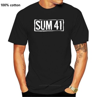 เสื้ เสื้อยืด แบบนิ่ม ระบายอากาศ พิมพ์ลายการ์ตูนฮิปสเตอร์ Sum 41 คุณภาพสูง ของขวัญS-5XL