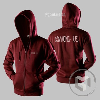 เสื้อแจ็กเก็ต มีฮู้ด มีซิป ลาย Among US