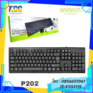 ANITECH KEYBOARD P202 USB Standard (EN/TH)