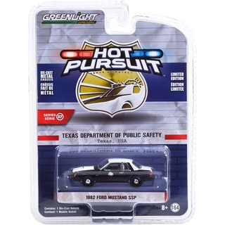 Greenlight 1/64 Hot Pursuit Series 37 - 1982 Ford Mustang SSP 42950-A