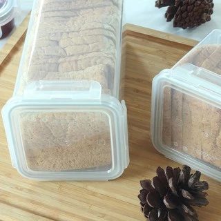 Clip Pac Touch กล่องขนมปัง กล่องเก็บขนมปัง 2700 มล. 1 กล่อง รุ่น 434 เก็บได้ 20 แผ่น มี BPA Free