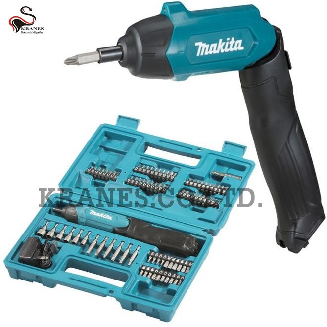 ไขควงไร้สาย Makita รุ่น DF001DW 3.6 V พร้อมดอก 81 ชิ้นและอุปกรณ์ของแท้100%