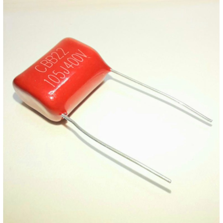 C ไม่ล่าร์ 1.0uF400V ระยะขา15.5mm