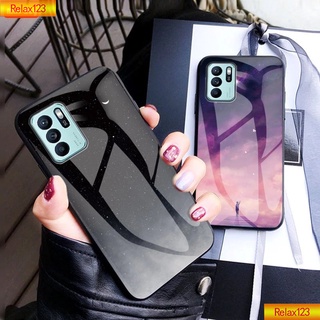 เคสโทรศัพท์กระจกนิรภัยกันกระแทกป้องกันด้านหลังสําหรับ Oppo Reno6Z 6Z Reno6Pro Plus Reno6Pro Plus 4G 5G