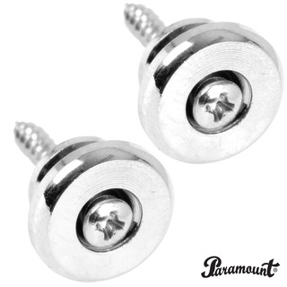 Paramount HE-014 หมุดสายสะพายกีตาร์ 2 ตัว แบบโลหะ หัวใส่ขนาด 17 มม. (Guitar Strap Button) ** 1 แพ็ค มี 2 ตัว **