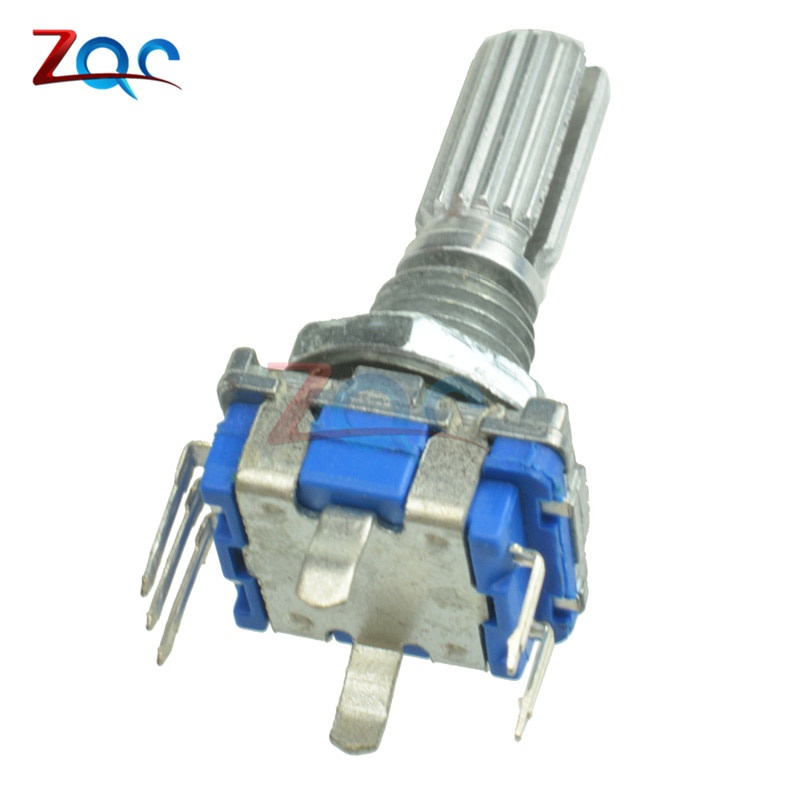 2 ชิ้น EC11 Rotary Encoder Audio Digital Potentiometer พร้อมสวิตช์จับ 20 มิลลิเมตร relandor20210822