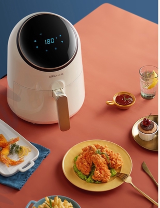 หม้อทอดไร้น้ำมัน Bear home air fryer oil-free low-fat French fries machine multifunctional automatic