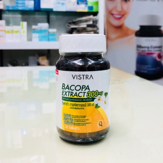 Vistra Bacopa extract 300 mg-30 เม็ด(EXP.04/11/2024)