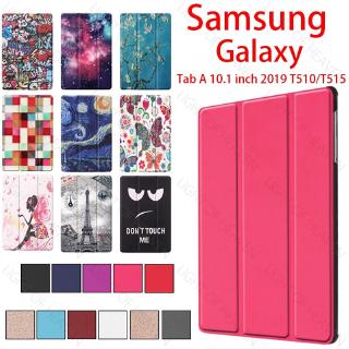 samsung galaxy tab A 10.1 2019 T510 T515 เคสปกหนังตั้งได้ Smart Leather Tablet case Flip Cover