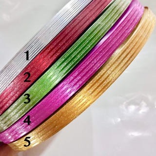 ริ้บบินกากเพขรเส้นขนาน ม้วนใหญ่ ขนาด 12 มิลลิเมตร ความยาว 300 หลา ม้วนละ 159 บาท ขายในราคาส่ง