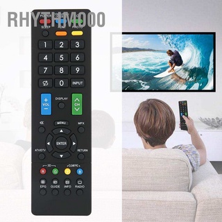 Rhythm000 Abs อุปกรณ์เสริมรีโมทควบคุมโทรทัศน์สีดําทนทานสําหรับ Sharp Rm-L1238