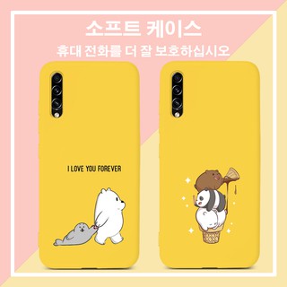 เคสโทรศัพท์ Samsung Galaxy S20 S10 Ultra Plus Lite Note 20 9 10 Ultra Pro Plus A11 A90 A80 A70 A70S A51 A71 A10 A10S A01 M11 M31 A30 A20 A20S A50 A30S A50S A205 A305 Case หมีสีน้ำตาล Cute Pattern Soft TPU Cover